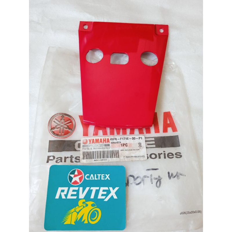 pet pad sambungan tutup body bodi belakang Yamaha FiZR f1zr 4wh merah ori original