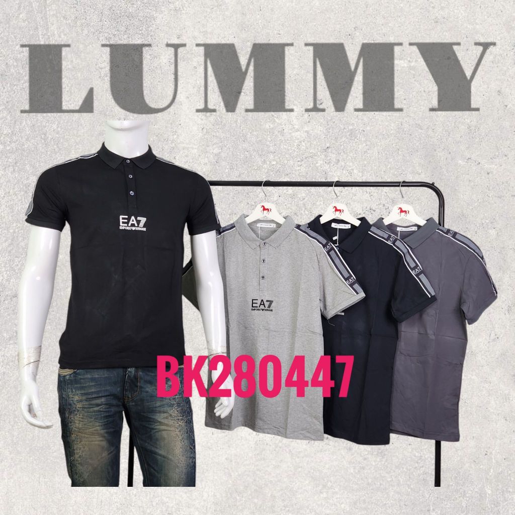 kaos krah ea7 spandek import premium