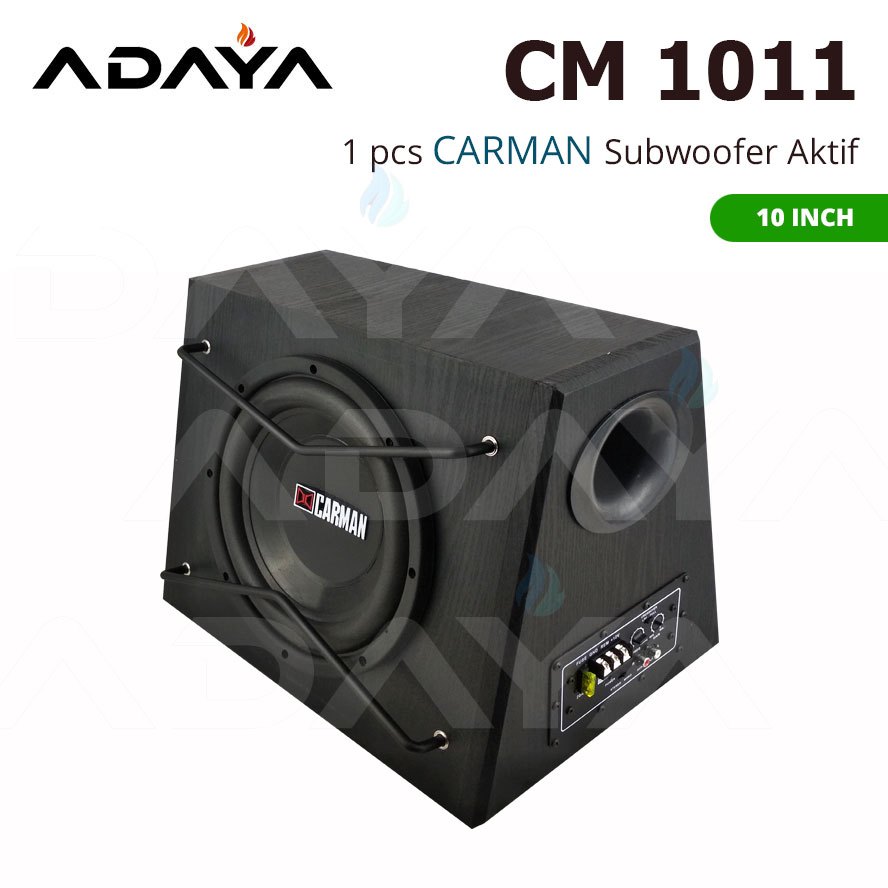 Subwoofer Aktif Mobil 10 inch Bass Box CARMAN CM 1011