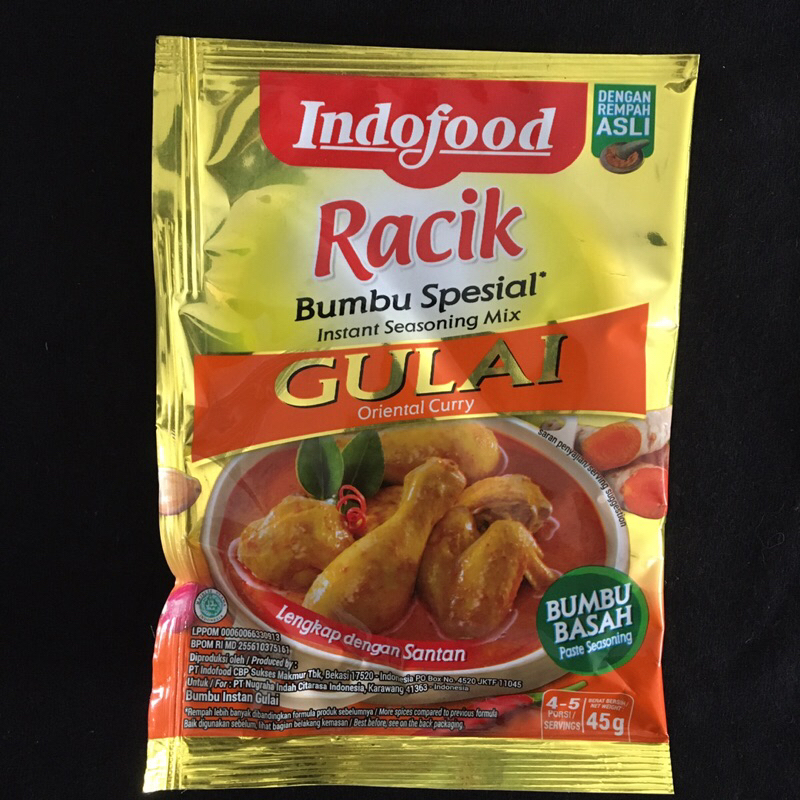 

BUMBU RACIK SPESIAL GULAI / KARE / AYAM GORENG REMPAH 25g