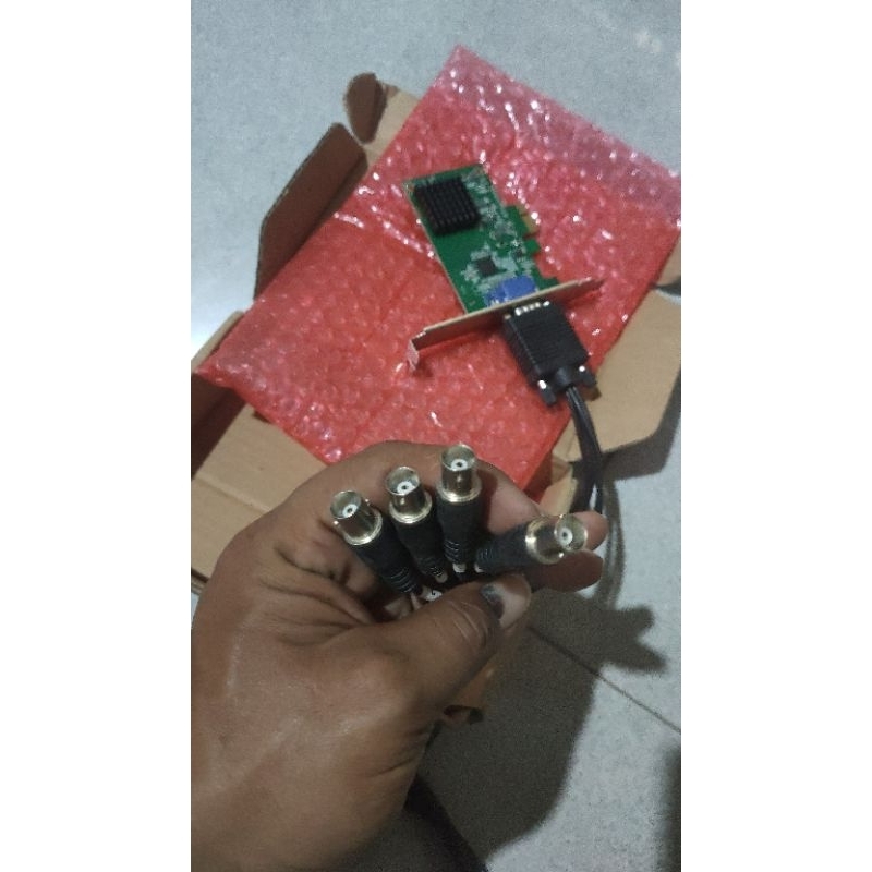 Capture Card 4input support Vmix AHD/HDCVI/CVBS/Analog kamera CCTV