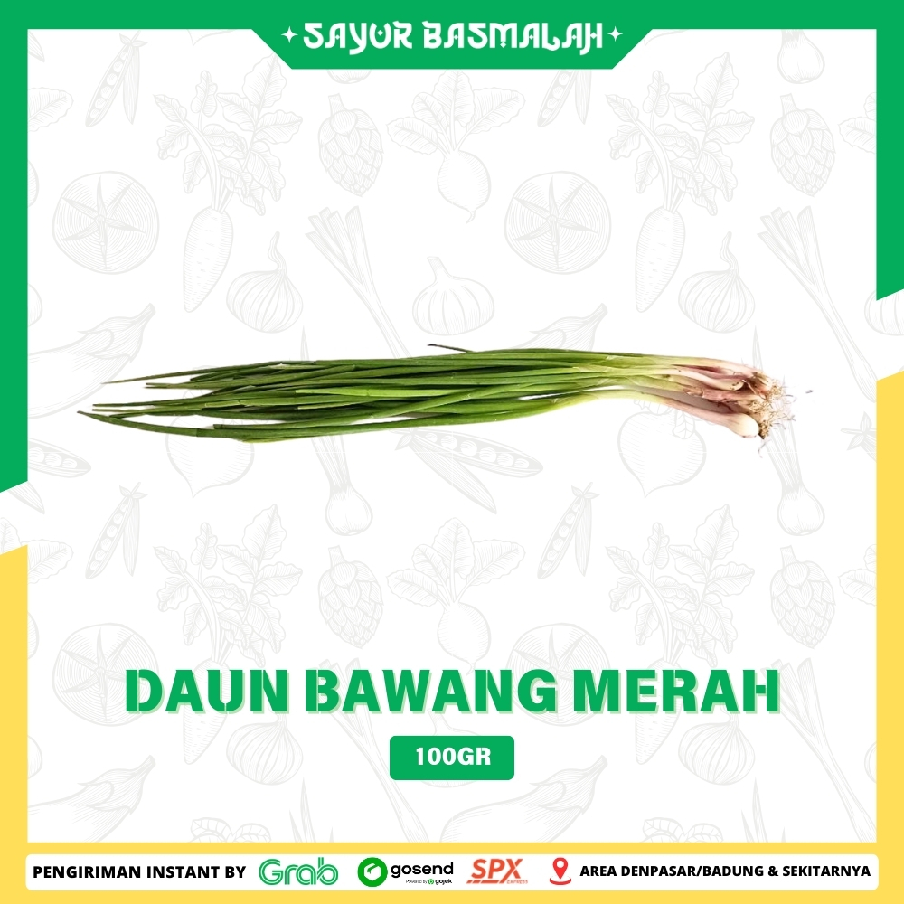 

Daun Bawang Merah 100gr - Sayur Basmalah