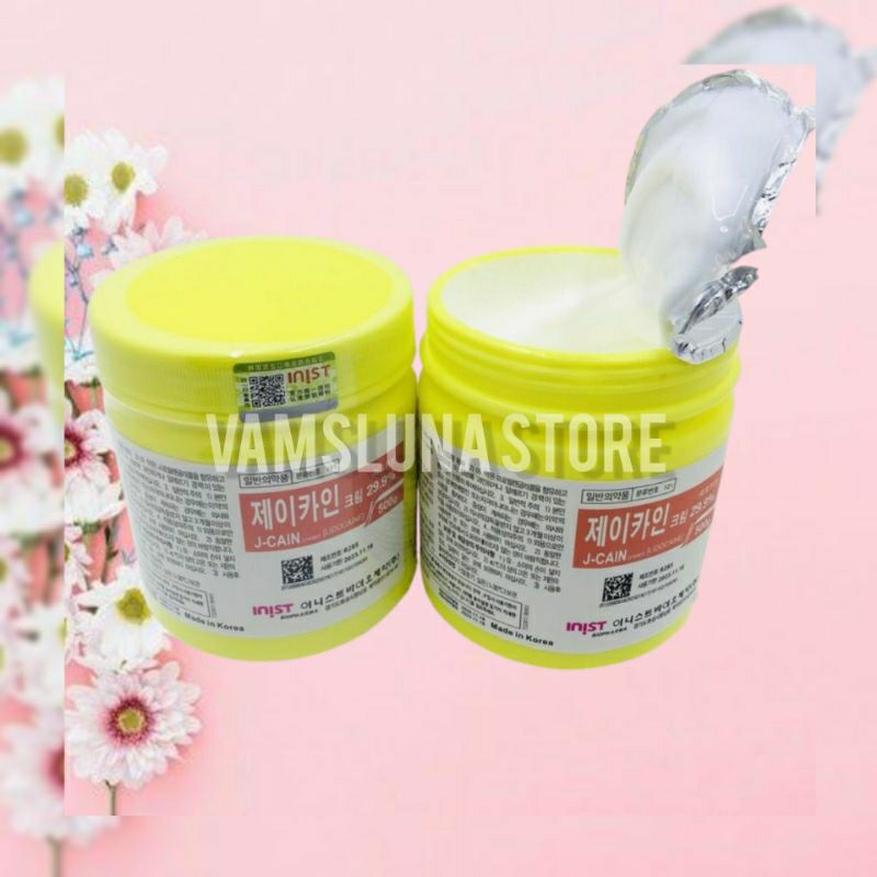 original cream JCAIN ANASTESI 500GRAM merah 29,9%