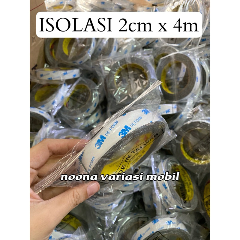 

Double Tape Isolasi Esolasi bolak balik 3m putih 2cm x 4meter murah ceria