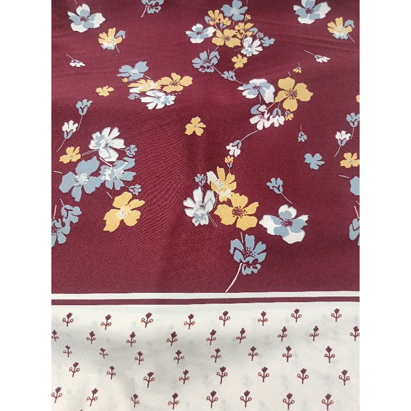 Kain Maxmara Maroon (potongan 2m dan 4m)