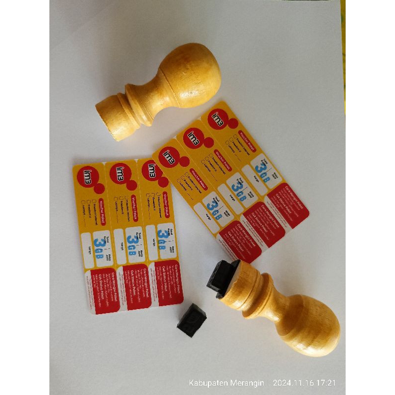 

STEMPEL VOUCHER SATUAN MURAH