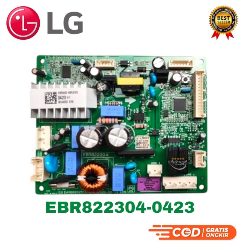 Modul PCB Kulkas LG Inverter Original EBR822304-0423