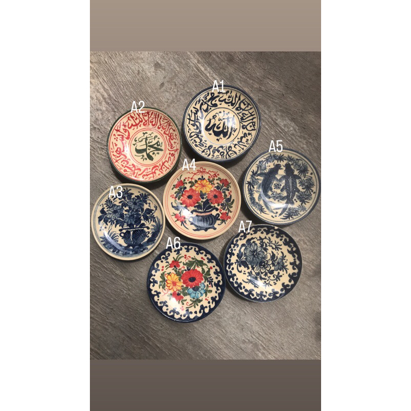 PIRING KERAMIK HIASAN DINDING 15cm