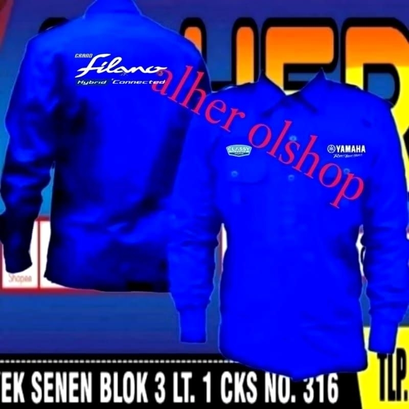 kemeja Yamaha Filano baju Yamaha Filano seragam Yamaha Filano Pdh Yamaha Filano Pdl Yamaha Filano ke