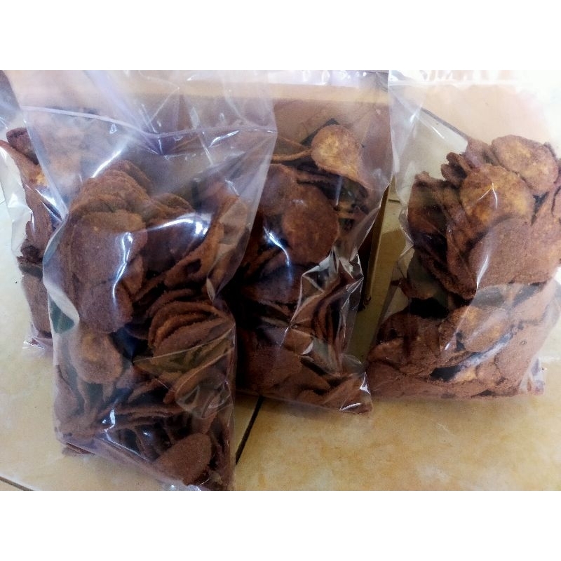 

(185 gr) keripik pisang kepok coklat bubuk