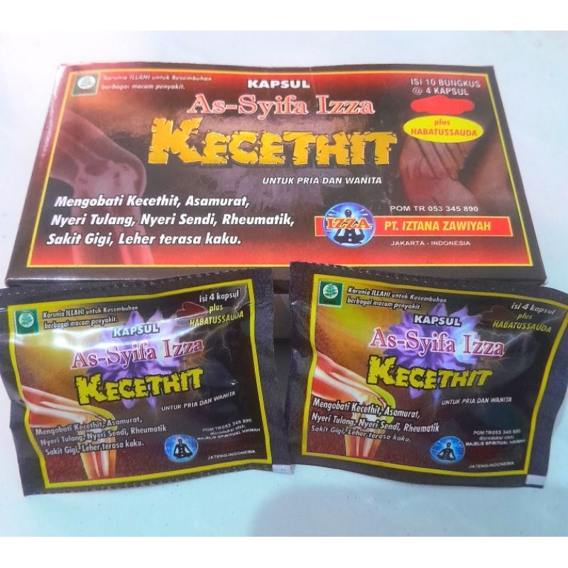 As-syifa Izza Kecetit Kapsul Asam Urat Pegalinu