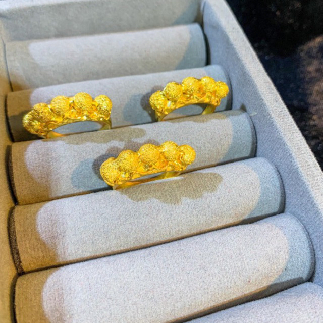 cincin boba viral bahan crum premium perhiasan wanita cantik awet dan tahan di pakai sehari hari