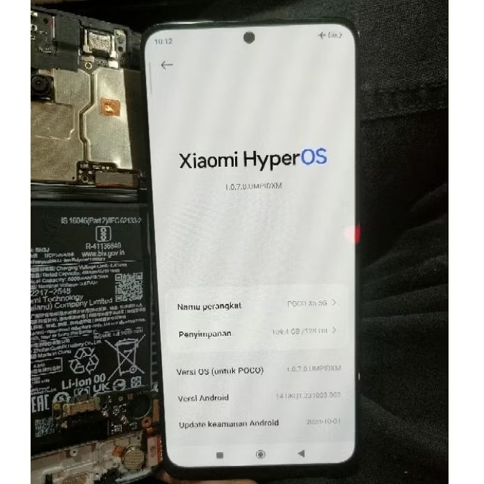 lcd poco x5 5G original copotan