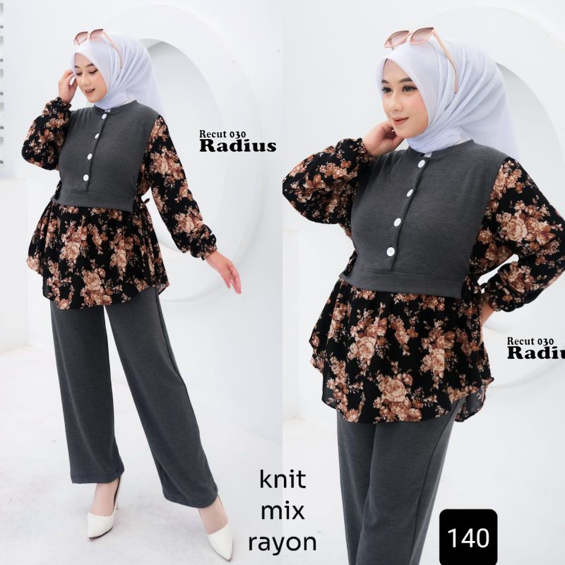 One Set Knit Import Mix Rayon Premium//One Set Kombi Knit Kombinas Mix Rayon Premium