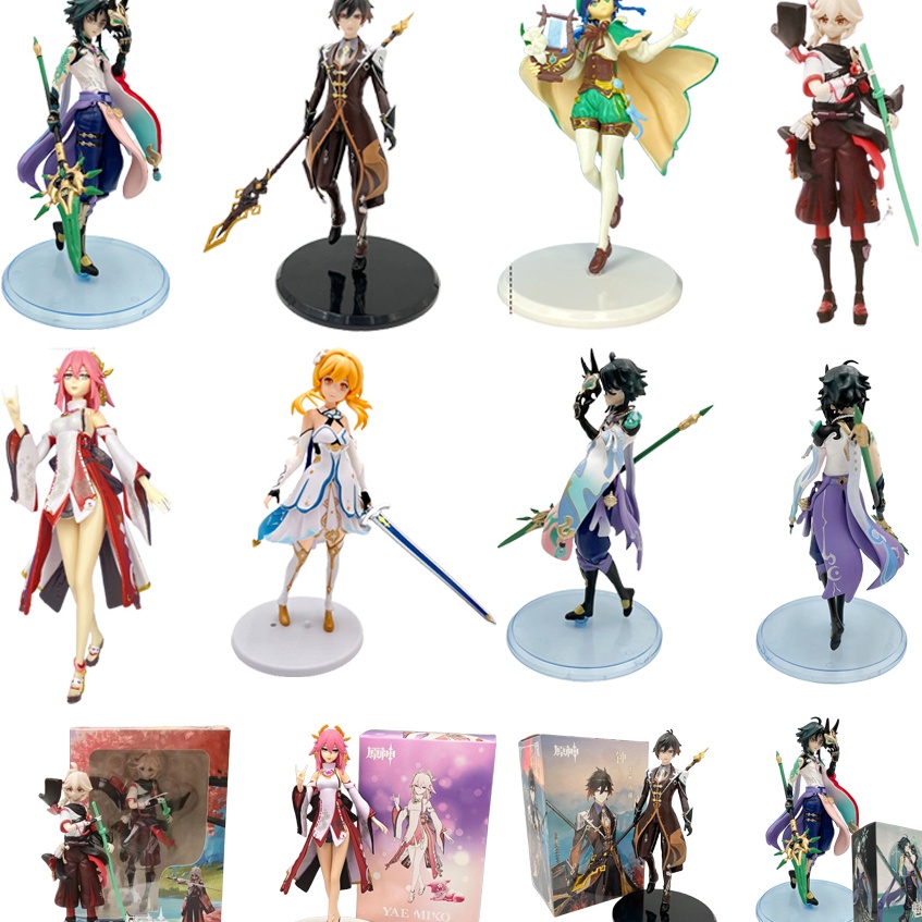 Grosir Heboh  Figure Genshin Impact LUMINE AETHER HU TAO ZHONGLI QIQI 1719 cm