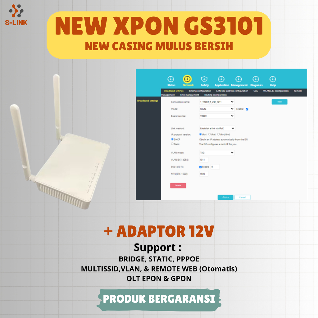 Nelulu - NEW XPON EPON-GPON GS3101