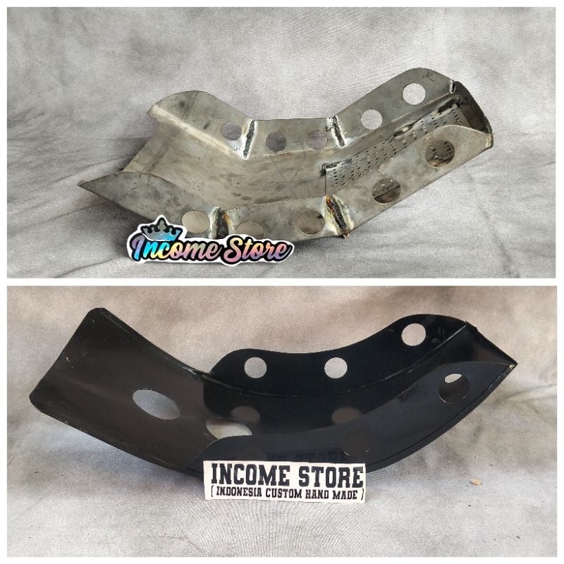 Skidplate pelindung mesin tameng mesin motor custom japstyle scorpio Tiger megapro Gl