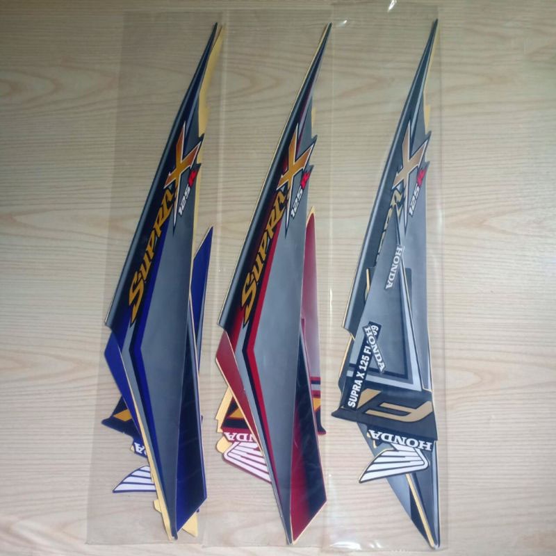 Stiker Striping Sticker Motor Honda Supra x 125 Fi 2009 List Les Body Motor Honda Supra X 125 2009