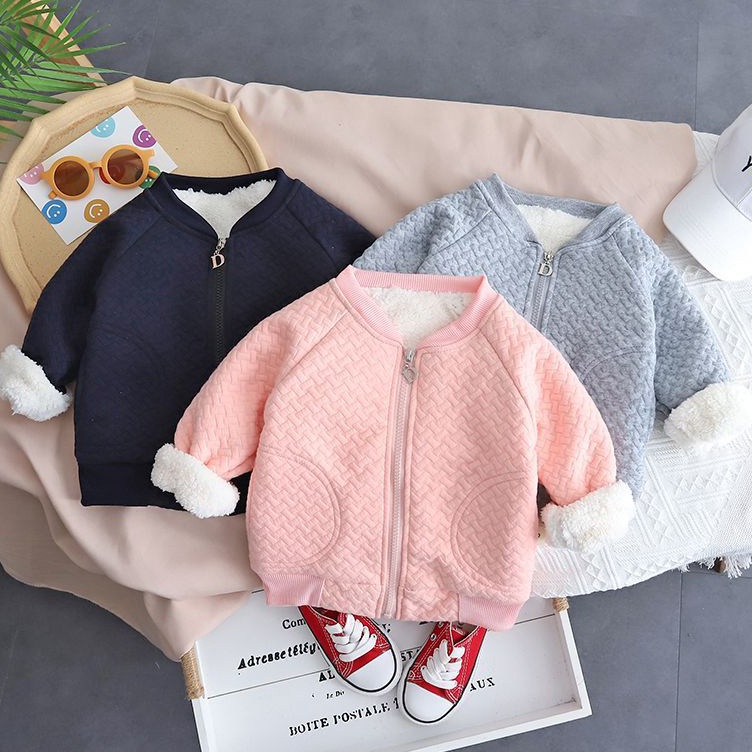 KODE Y66C Jaket Bulu Bayi Laki Laki Dan Perempuan Bomber Import Jaket Bulu Anak Laki Laki Perempuan