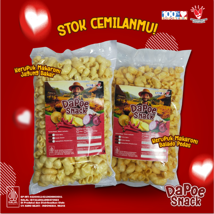 

Kerupuk Makaroni 2 Pack