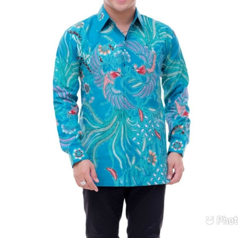 Kemeja Batik Pria Batik Tulis Lengan Panjang Berlapis Furing Dalam Batik Tulis motif Batik Tulis pri