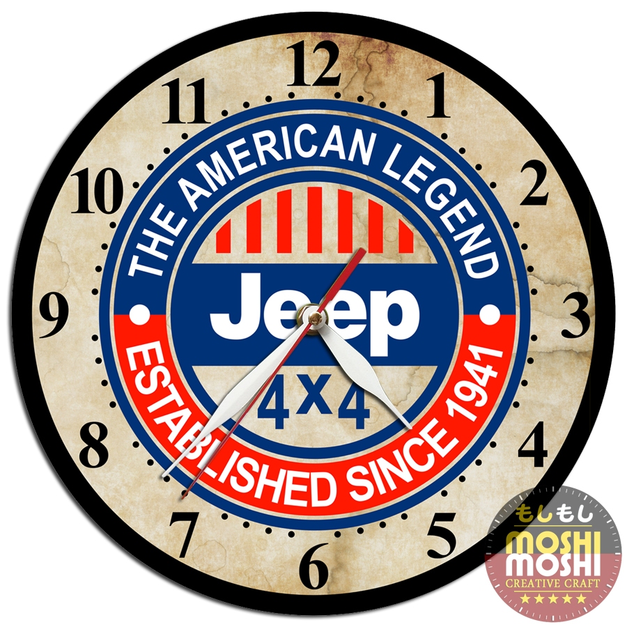 Jam Dinding Jeep