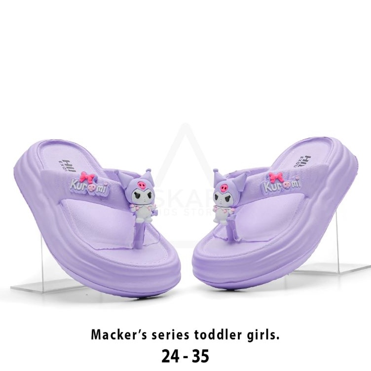 KODE X23F 44 sandal hilos sandal hilos anak sandal anak sandal anak kuromi sandal anak cewek sandal 