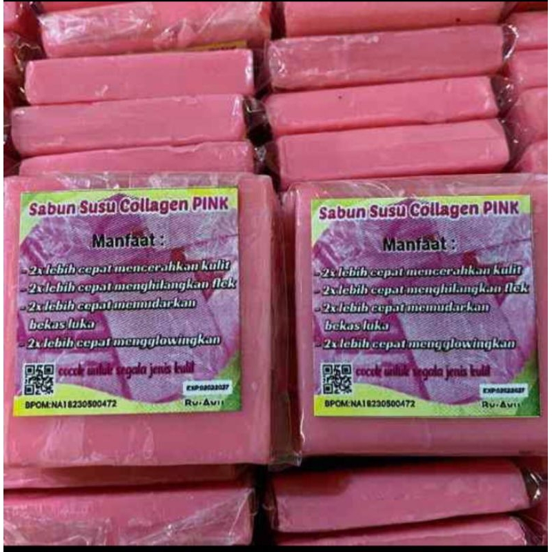 Sabun Susu Collagen Pink