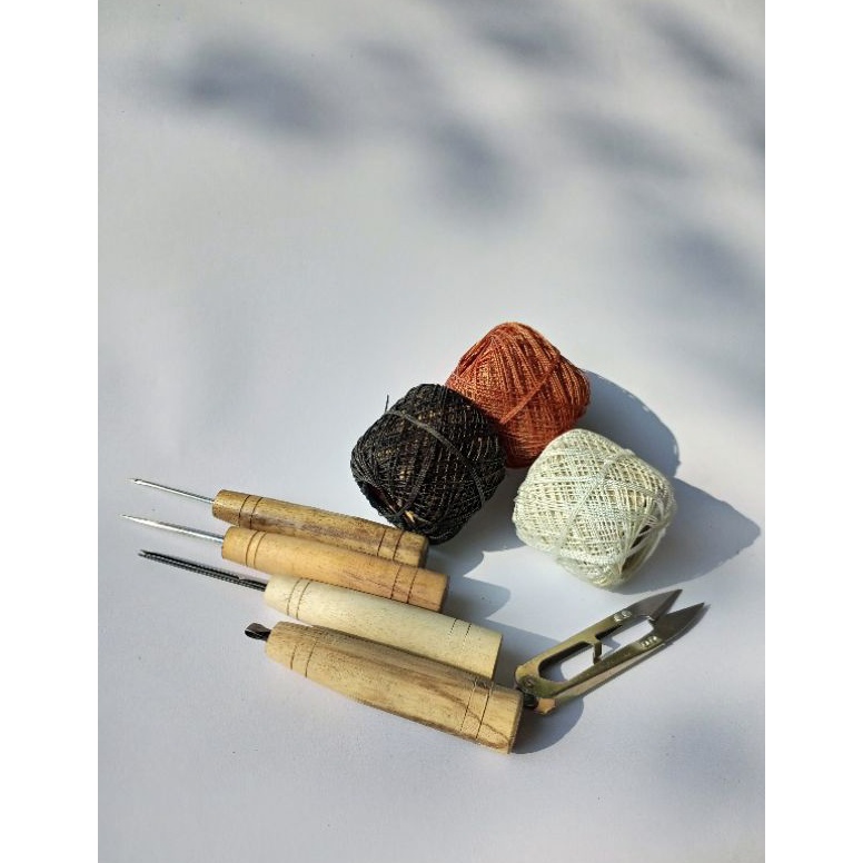 KODE H96E Alat ngesol sepatu susruk dobel dorong  Tarek lengkap set jahit sepatu lengkap