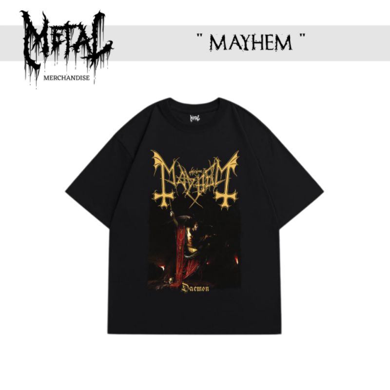 kaos Mayhem band black metal luar negeri original