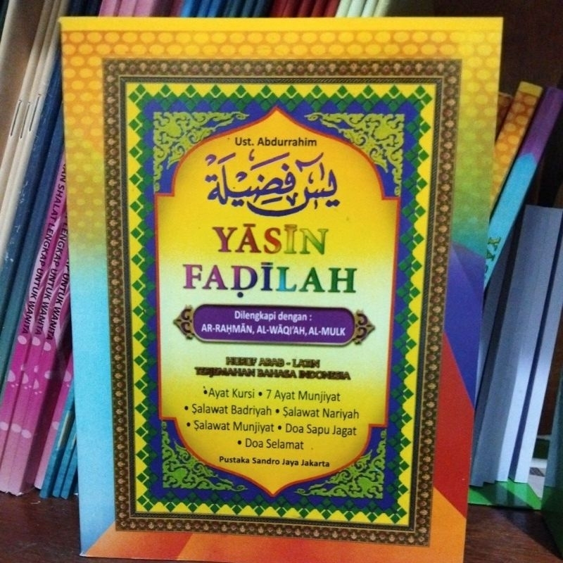 Surat Yasin Fadilah terjemah latin dan arab ukuran kecil ukuran A6