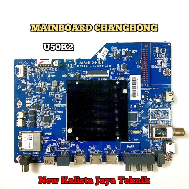 MAINBOARD TV CHANGHONG U50K2 ORIGINAL JUC7.820.00243914 MB CHANGHONG 50K2 MOTHERBOARD TV U50K2 MB 50