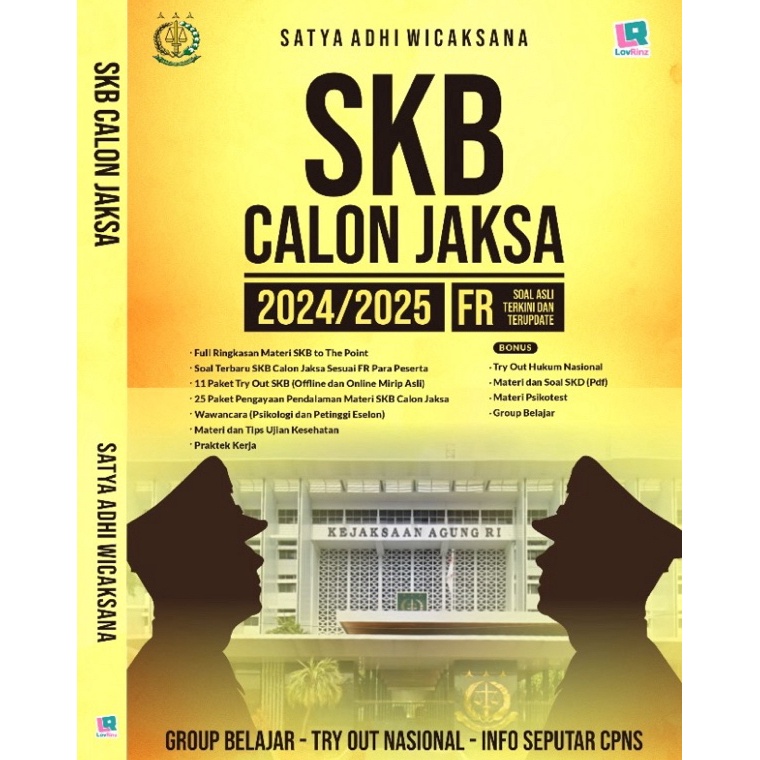 KODE X12C Buku Seleksi Kompetensi Bidang SKB Calon Jaksa 224 CPNS ASN