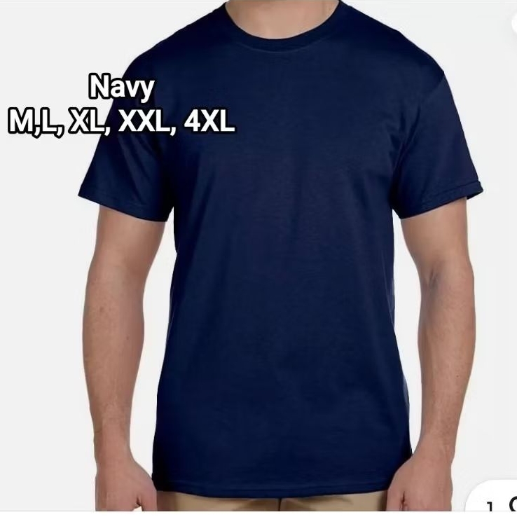 KAOS POLOS NAVY - KAOS POLOS BIRU DONGKER - KAOS MURAH BIRU DONGKER - KAOS NAVY