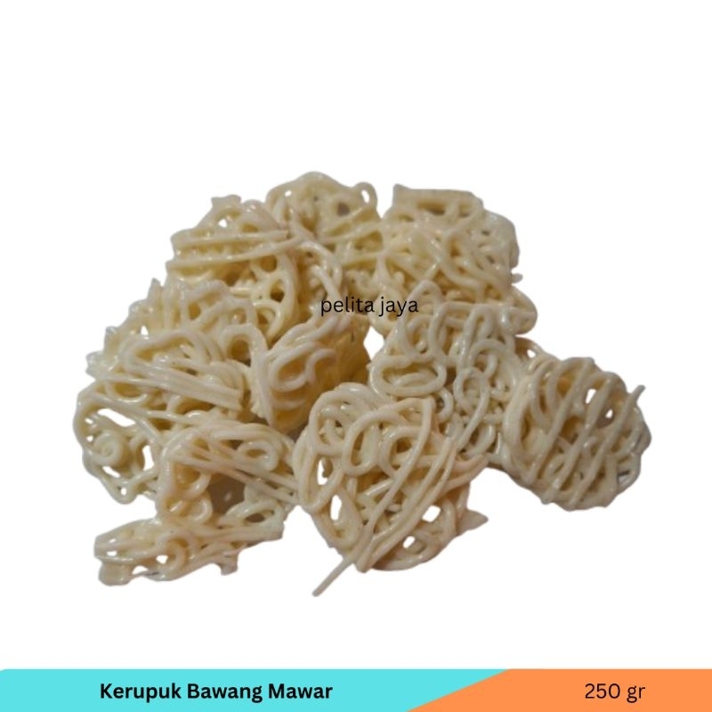 

Kerupuk Bawang Mawar Putih 250 gr