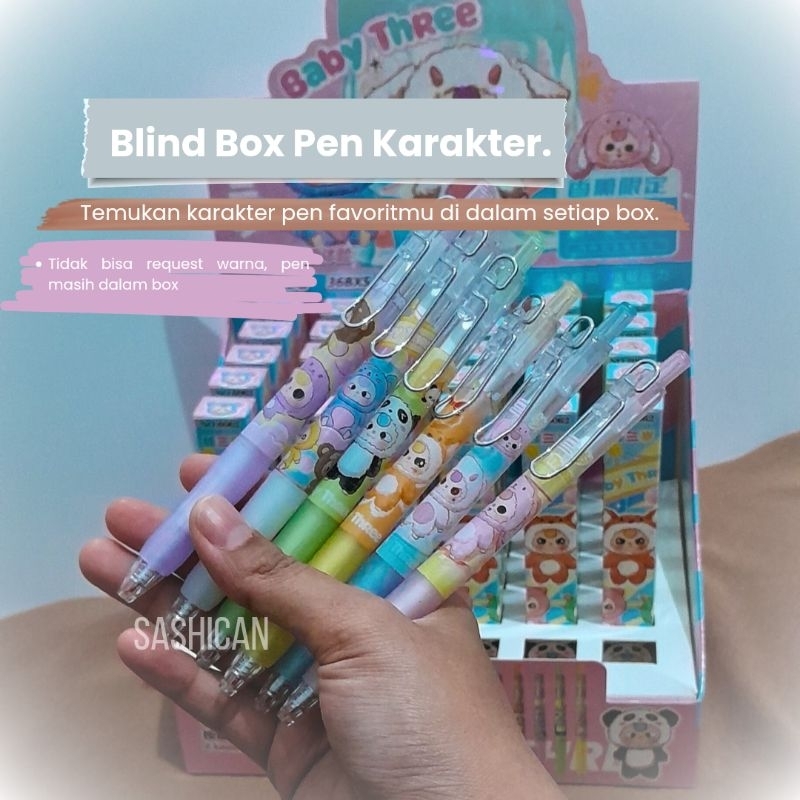 

Blind Box Pen Karakter - Pulpen dengan Karakter Lucu dan Unik