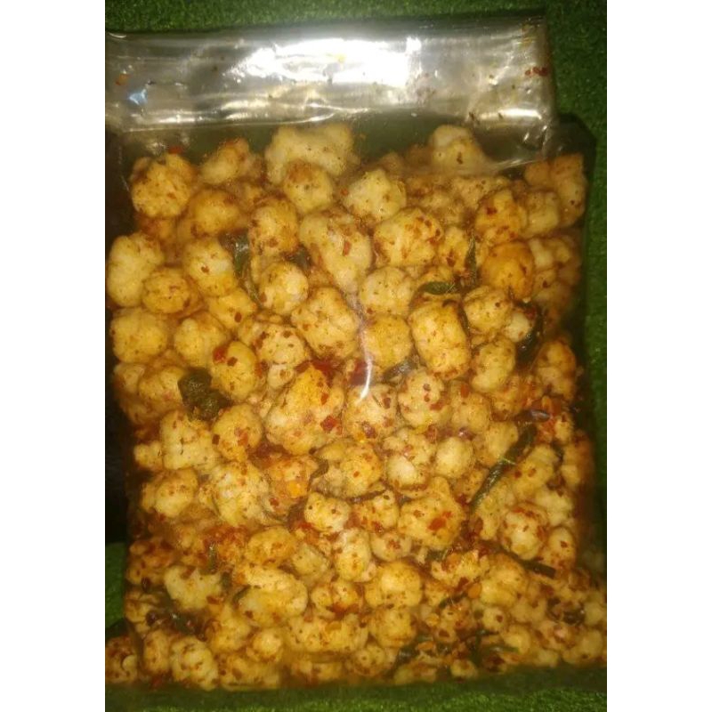 

krupuk cikur pedas gurih extra daunjeruk