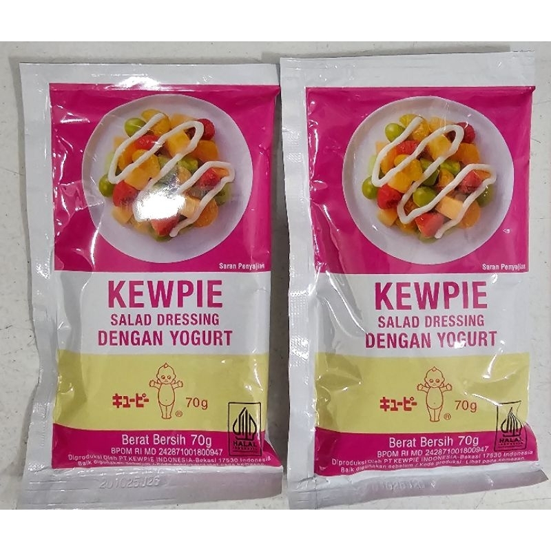 

Kewpie Salad Dressing Dengan Yogurt 70g - 1 Sachet
