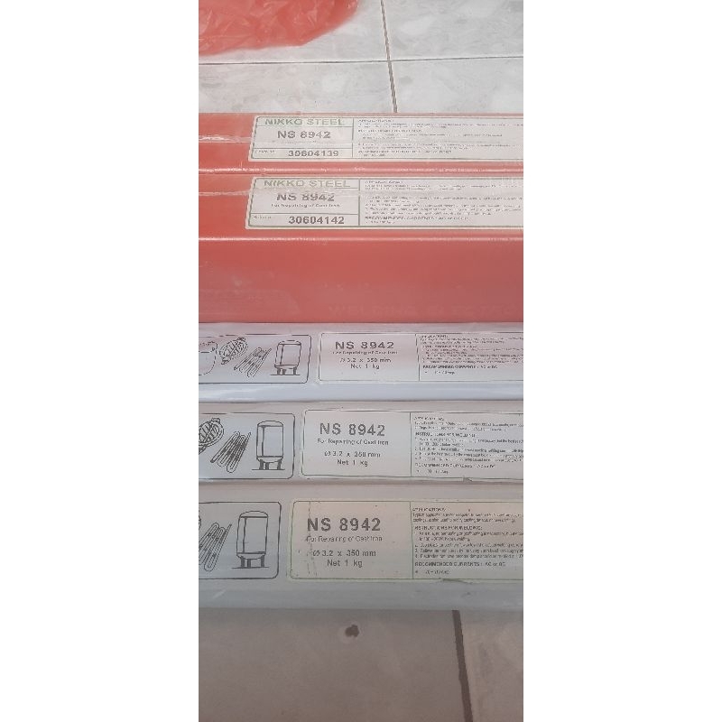 KAWAT LAS COR NS-8942 NIKKO STEEL Size.3.2MM Cast Iron