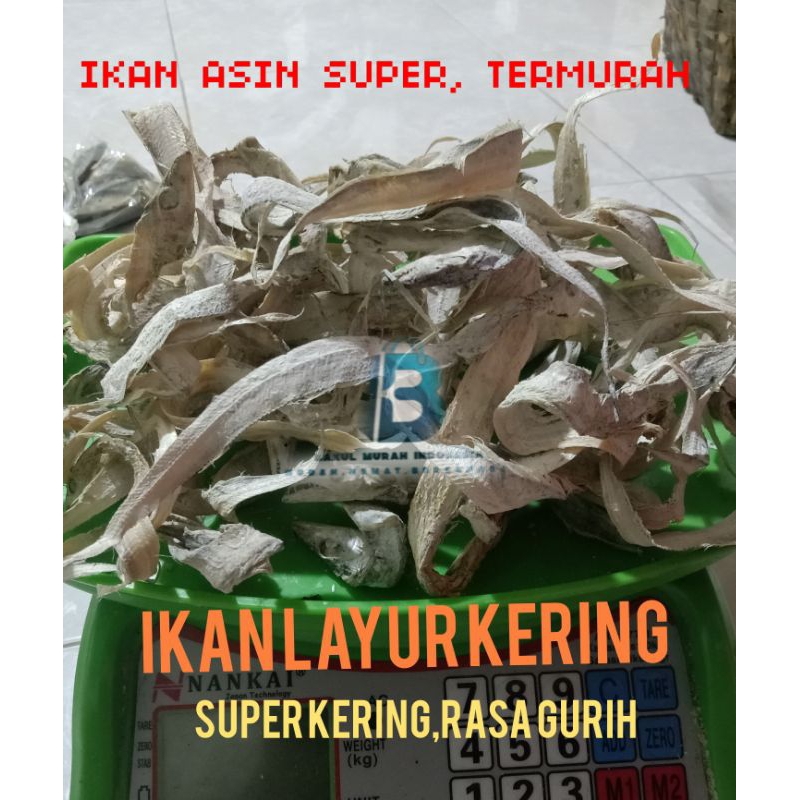 

ikan asin kering layur/ikan layur enak/layur super kering/ikan asin pilihan 100gram