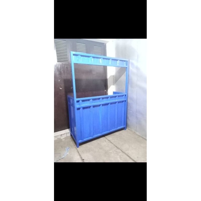 booth container gerobak kontainer