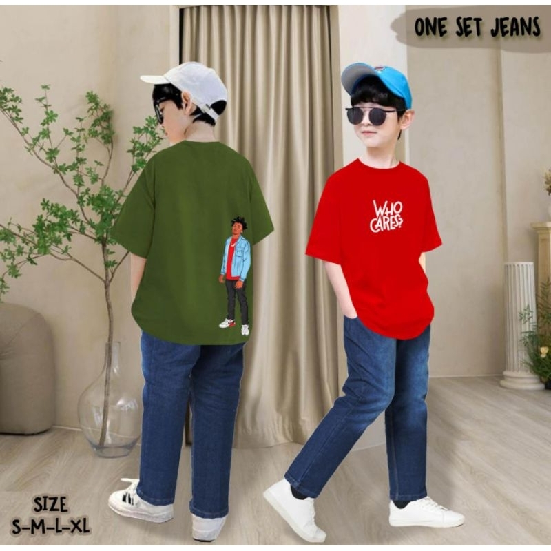 9-15 tahun // Setelan Jeans London Kids