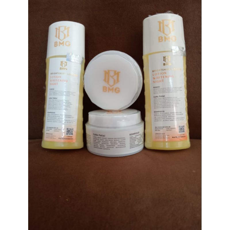 BMG brightening lotion bundling body cream bmg