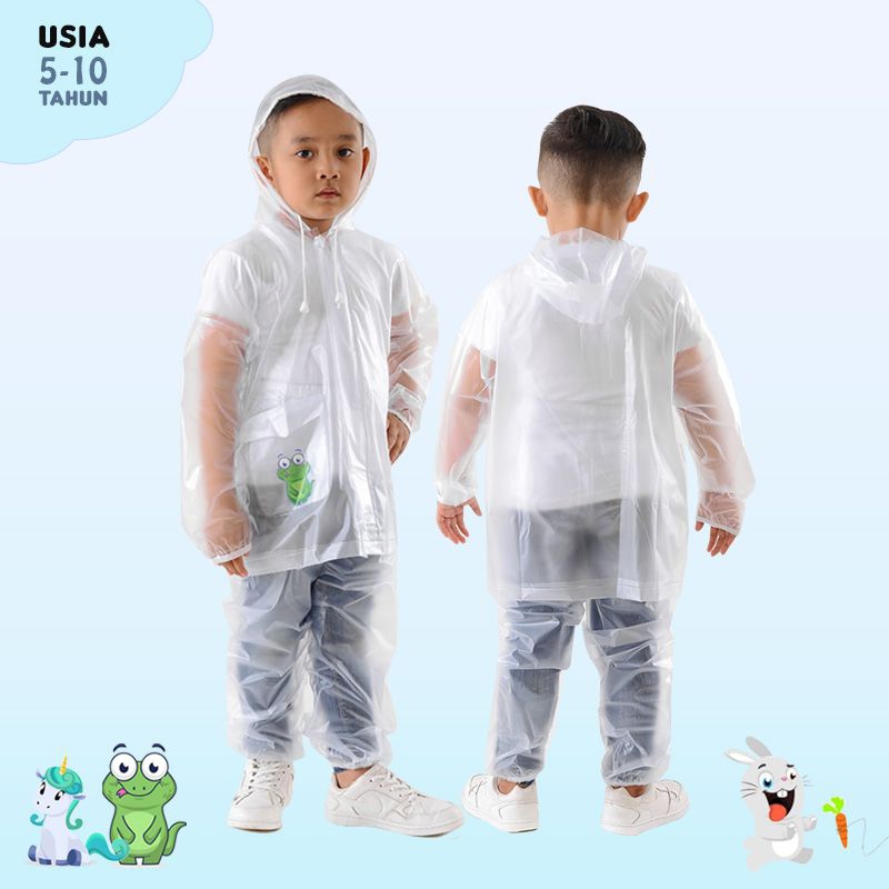 Jas Hujan Anak Usia 5-10 tahun jas hujan anak celana Coco