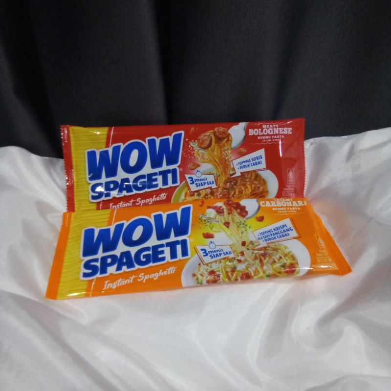 

WOW SPAGETI CREAMY CARBONARA & MEATY BOLOGNESE