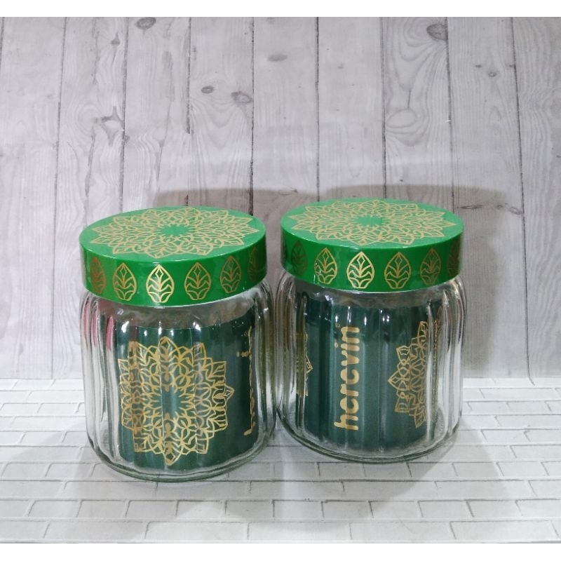 TOPLES KUE KACA 1 LITER HEREVIN / TOPLES KUE LEBARAN / TOPLES KUE IMLEK / TOPLES KUE NATAL / TOPLES 