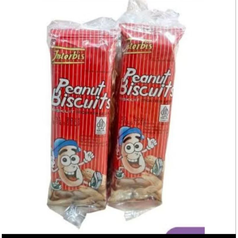 

Interbis Peanut Biscuit Renceng isi 10 Pcs