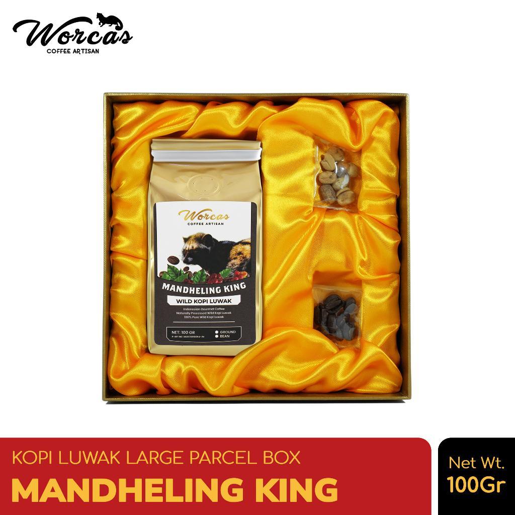 

WORCAS Kopi Luwak Liar Mandheling King 100gr - Large Gift Box