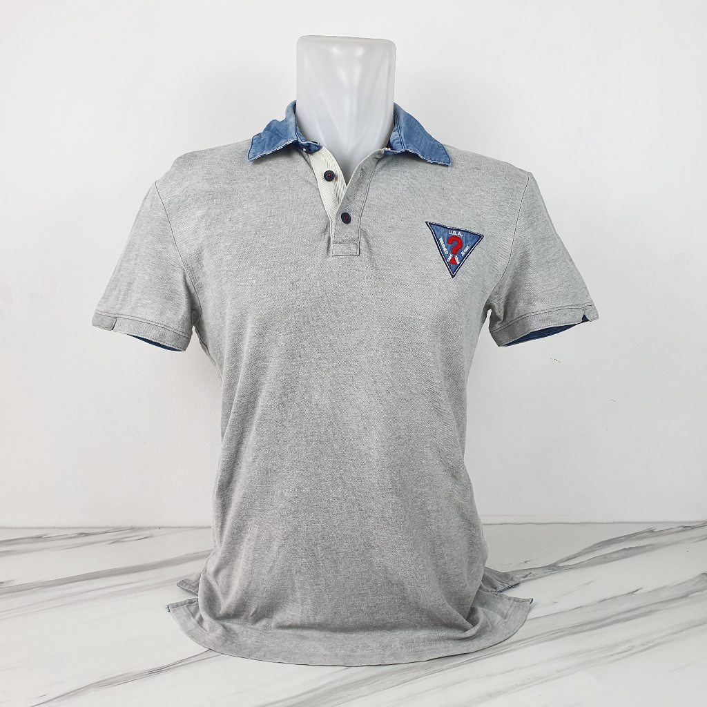 Baju Kaos Polo GUESS - Size S - Lebar Dada 50 cm - Original 100%