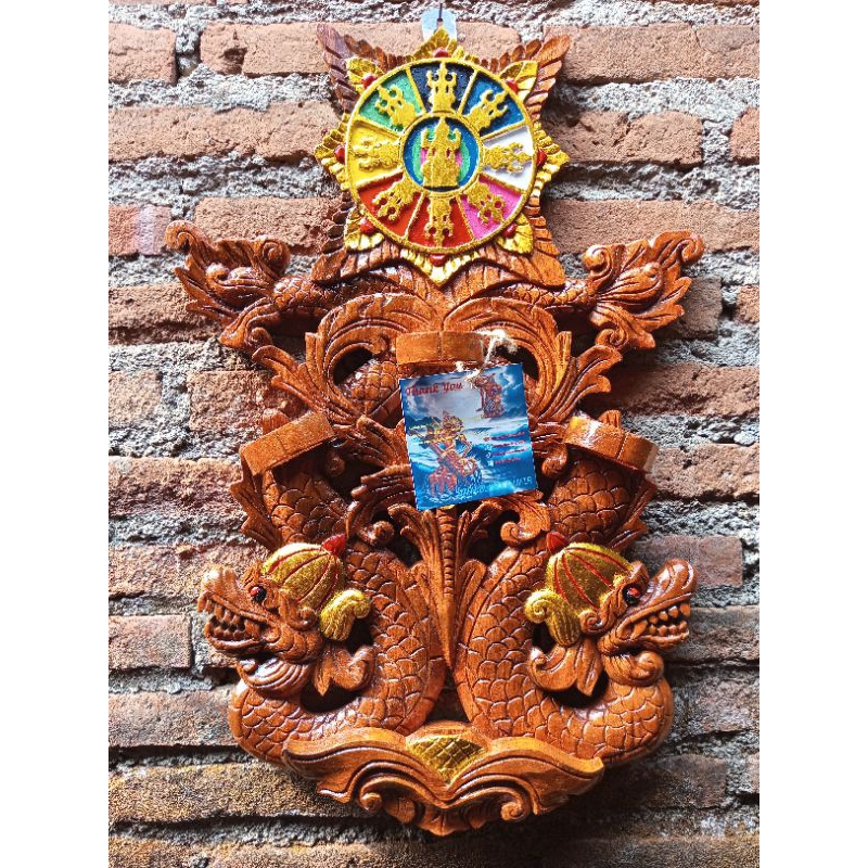 Blawong keris isi 3 logo kerajaan Majapahit